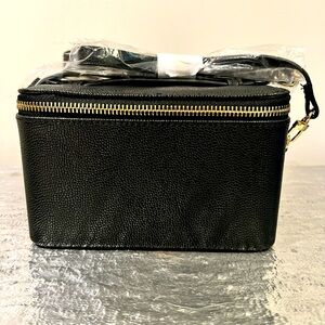 Dean Davidson Black Leather Jewelry Travel Case *NEW* MSRP: $199 *SOLD OUT, RARE